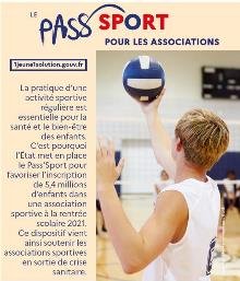  / Le PASS'SPORT pour les associations